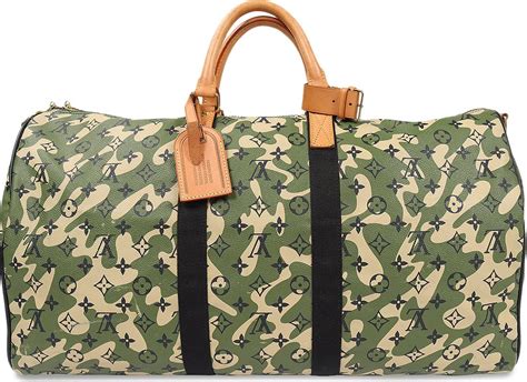 louis vuitton camouflage keepall|louis vuitton keepall bandoulière.